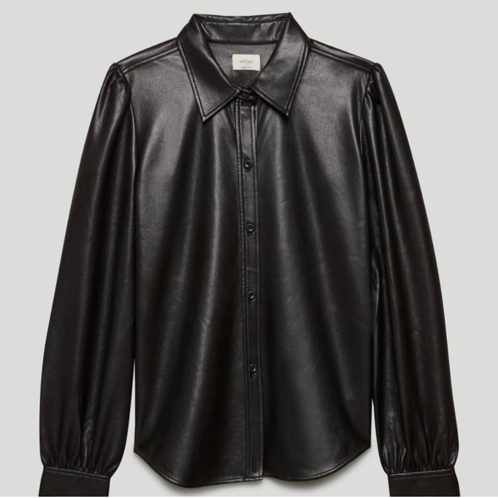 Wilfred Mila Vegan Leather Shirt